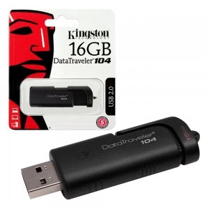 Image of Kingston DataTraveler 104 16GB USB Flash Drive