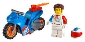 image of LEGO City Rocket Stunt Bike Toy (60298)