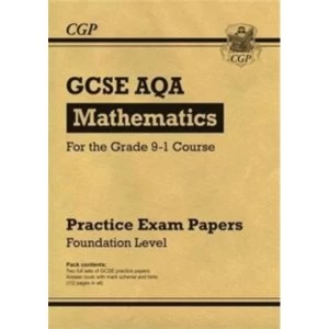 Image of New GCSE Maths AQA Practice Papers: Foundation - For the Grade 9-1 Course by CGP Books (Paperback, 2016)