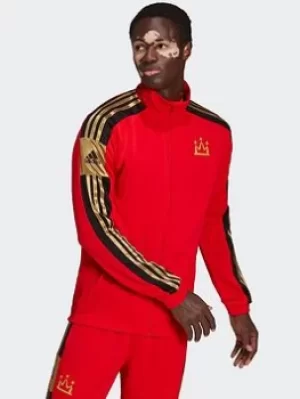 Image of adidas Salah Squadra Track Top, Red Size M Men