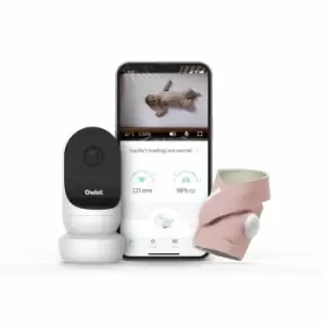 Image of Owlet Monitor Duo: Smart Sock 3 + Cam 2 / Dusty Rose