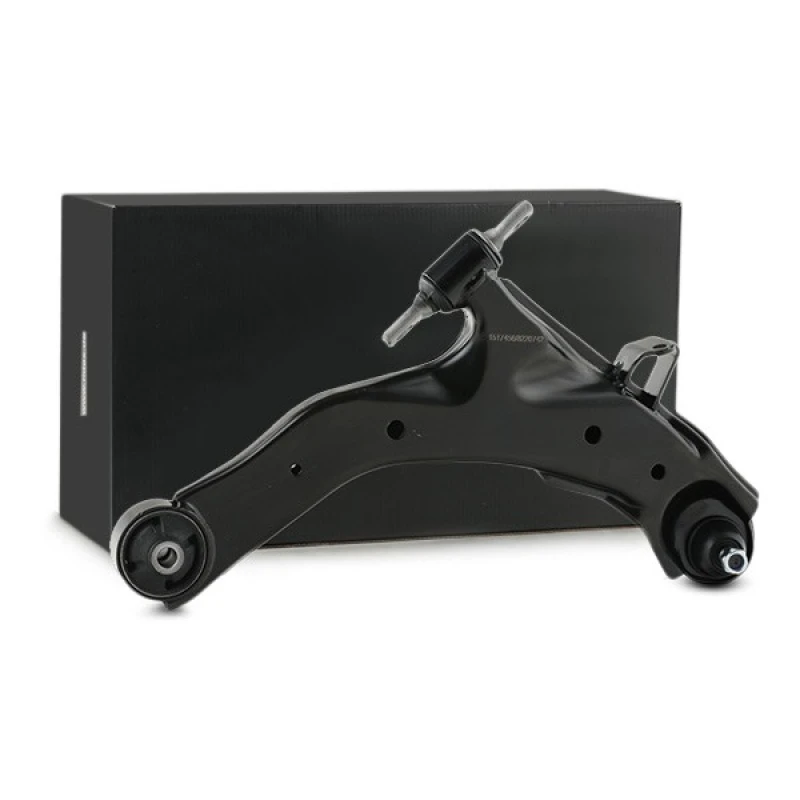 Image of RIDEX 273C0320 Suspension arm Control Arm, Sheet Steel, Right Front, with rubber mount Sheet Steel Track Control Arm (273)