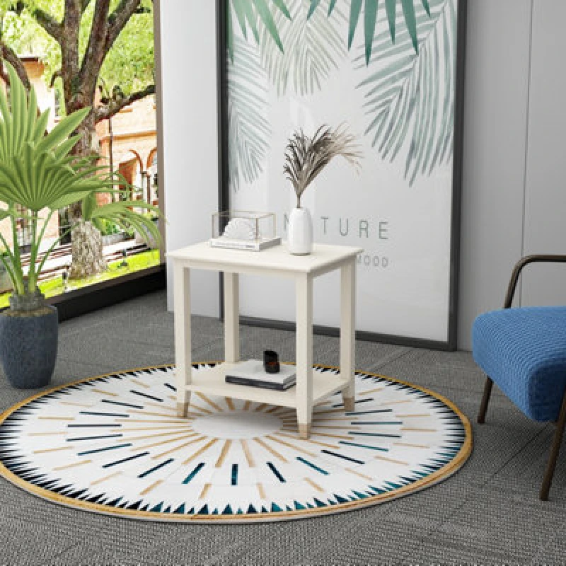 Image of Cabinet Bits Palazzi Side Table H45 W50 D50cm in Off-White Off-White Unisex