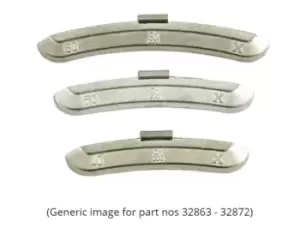 Image of Wheel Weights for Steel Wheels 30gram Box of 100 Connect 32868