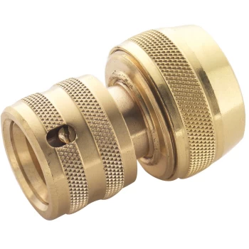 image of Spear and Jackson Brass Female Hose Connector 3/4" / 19mm Pack of 1