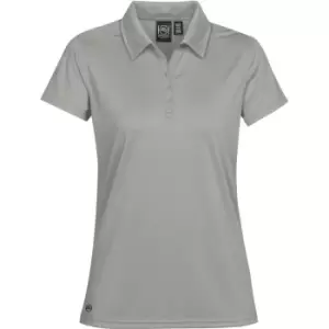 Image of Stormtech Womens/Ladies Eclipse H2X-Dry Pique Polo (XL) (Cool Silver)