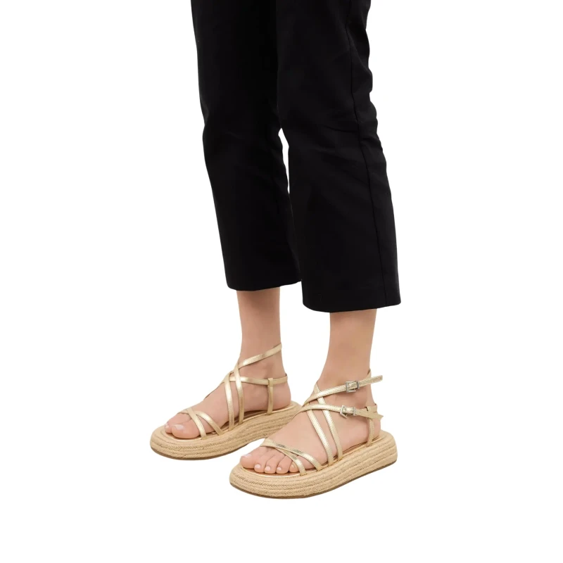 Image of Mim Shoes Womens wedge sandals Mim Shoes Formentor Beige Female 36