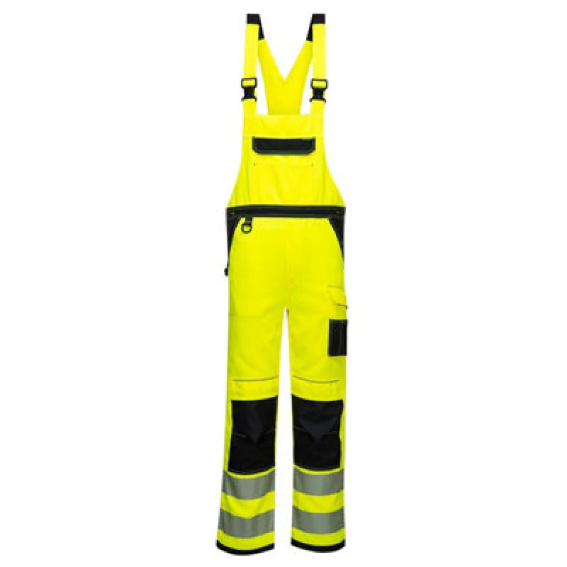 Image of Portwest PW3 Hi Vis Bib and Brace PW344YBRXXL Colour: Yellow / Black