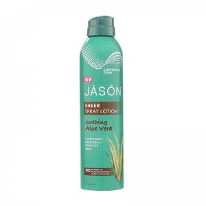 image of Jason Soothing Aloe Vera Sheer Spray Lotion 177ml