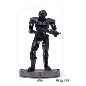 image of Star Wars The Mandalorian BDS Art Scale Statue 1/10 Dark Trooper 24 cm