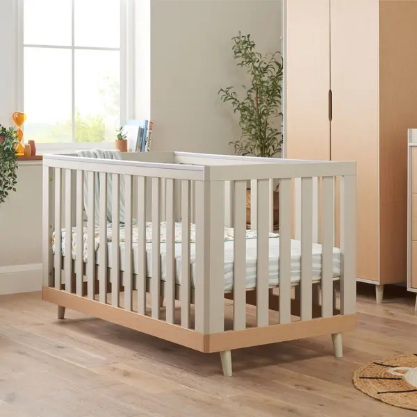 Image of Tutti Bambini Hygge Cot Bed White Sand