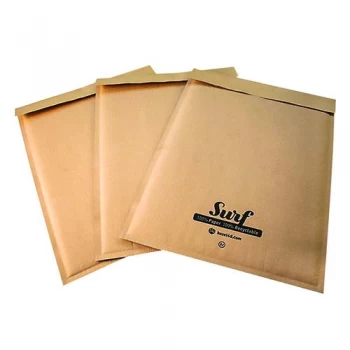 image of GoSecure Size D1 Surf Kraft Paper Mailer 180mmx265mm Pack of 200