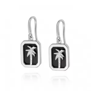 image of Mini Palm Hook Sterling Silver Earrings WE09_SLV