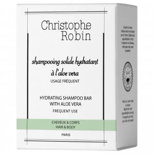 Image of Christophe Robin Hydrating Shampoo Bar with Aloe Vera 110ml
