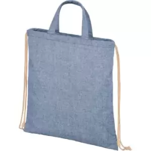 Image of Bullet Adults Unisex Pheebs 210gm Drawstring Bag (One Size) (Blue Heather)