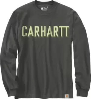 Image of Carhartt Workwear Logo, black-grey, Size XL, black-grey, Size XL