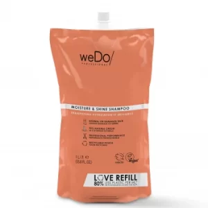 image of weDo/ Professional Moisture and Shine Shampoo Pouch 1000ml