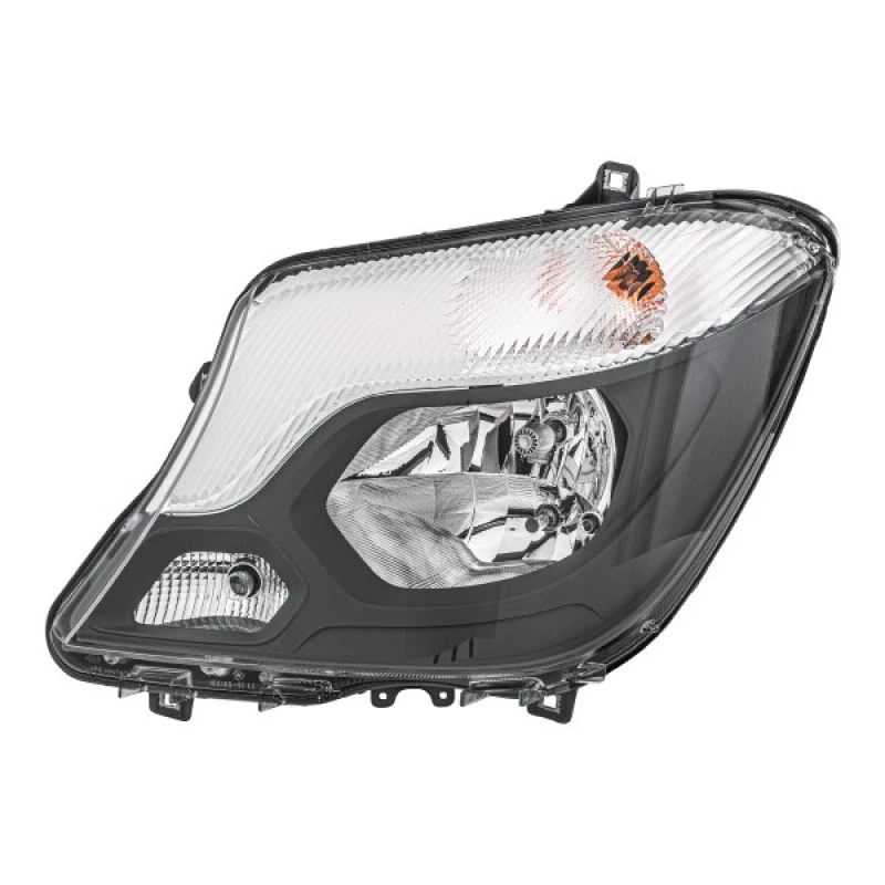 Image of HELLA 1ED 011 030-111 Headlights H7/H7, Left, with bulbs, Halogen Headlight (259)
