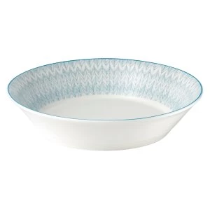 image of Royal Doulton Pastels Herringbone Pasta Dish 22cm