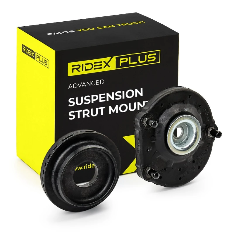 Image of RIDEX PLUS 1180S0070P Top strut mount Front Axle Right, with ball bearing Suspension Strut Support Bearing (1180)