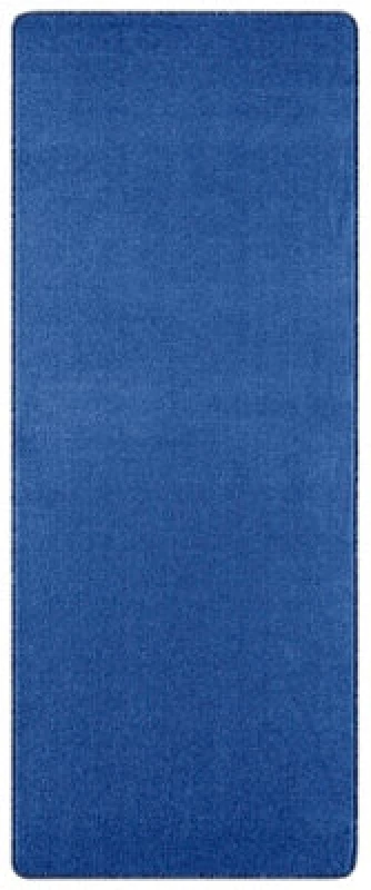 Image of The Rugs Plain Design Rug - Durable Polypropylene, Soft Fleece Backing In Blue
