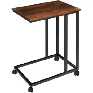 Image of Tectake - Bedside table Luton - lamp table, side table, bed side cabinet - industrial dark - industrial dark