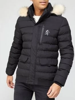 image of Gym King Sub Zero Jacket - Black