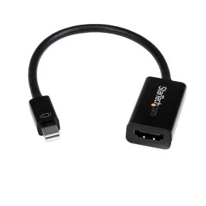 Image of StarTech Mini Displayport To HDMI 4K Audio Video Converter Mdp 1.2 To HDMI Active Adapter For Ultrabook Laptop 4K 30 Hz black