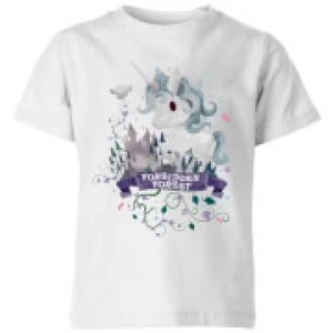 image of Harry Potter Kids Forbidden Forest Unicorn Kids T-Shirt - White - 11-12 Years