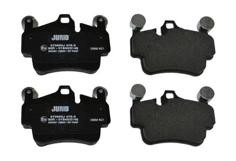 Image of JURID 573650J Brake pad set prepared for wear warning indicator, without accessories Brake Pad Set,disc brake (402)