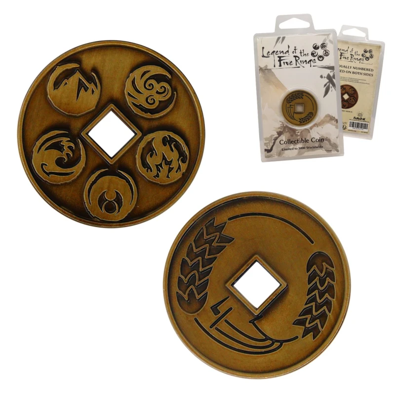 Image of Legend of the Five Rings Limited Edition Collectible Koku Coin Metallics unisex