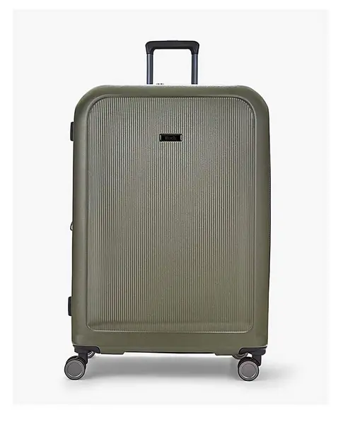 Image of Rock Luggage Austin EA63801 8 Wheel Hardshell Large Olive Green Suitcase