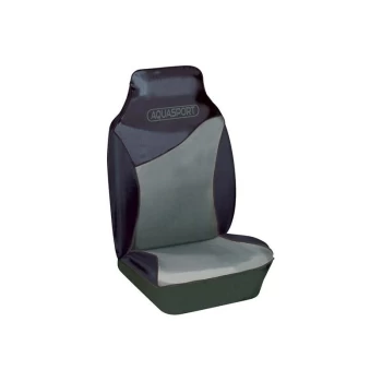 Image of COSMOS Car Seat Cover Aquasport Waterproof - Front Pair - Grey - 42603