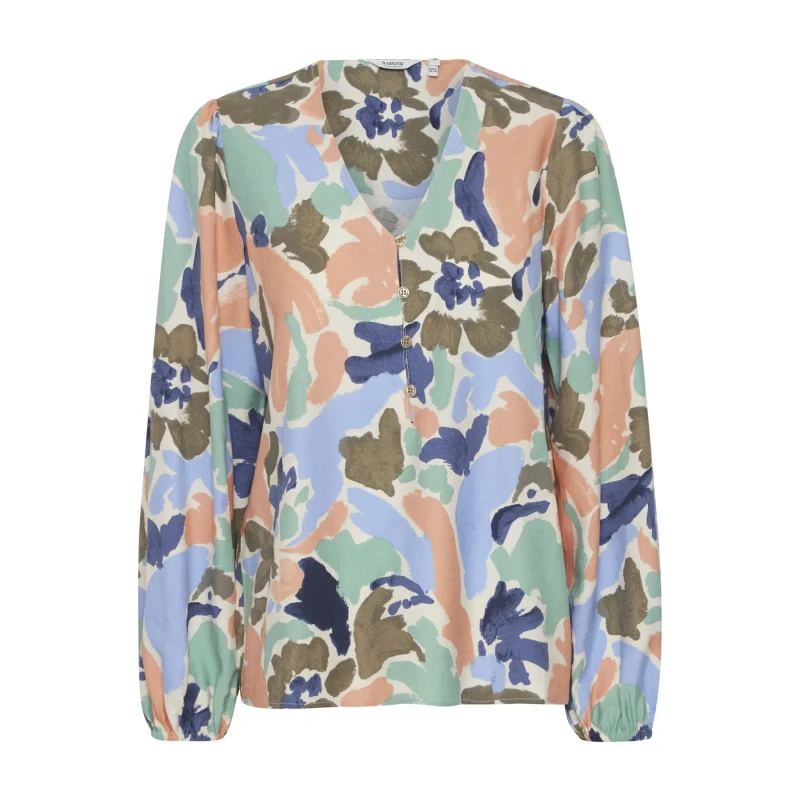 Image of b.Young Womens v-neck blouse b.young Ihamma Multicolore Female 34