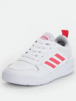 Image of Adidas Tensaur Childrens Trainers - White/Pink