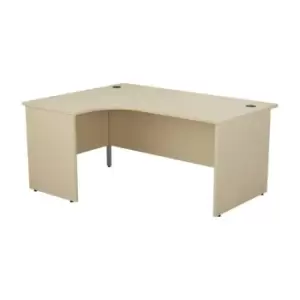 image of 1600 X 1200 Panel Left Hand Radial Desk Maple