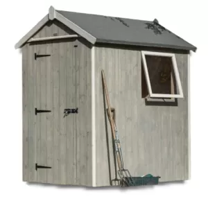 Image of Rowlinson Heritage 4ft x 3ft Wooden Apex Garden Shed