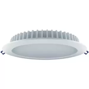 Image of Integral Performance + Downlight 200mm Cutout 1050LM 12W 3000K Non Dimmable 88LM/W IP54 White