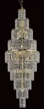 Image of New York 24 Light Gold Long Crystal