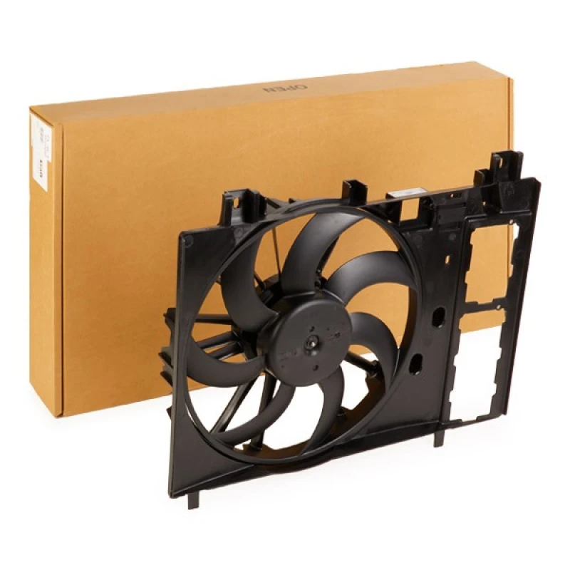 Image of VALEO 696586 Cooling Fan with holder Fan,radiator (508)