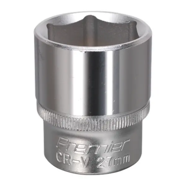 Image of Sealey Premier WallDrive Socket 27mm 1/2"Sq Drive S1227