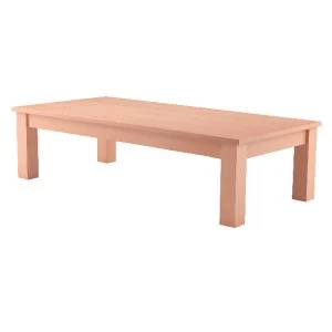 image of Arista Beech Rectangular Reception Table 1100x600mm KF03326