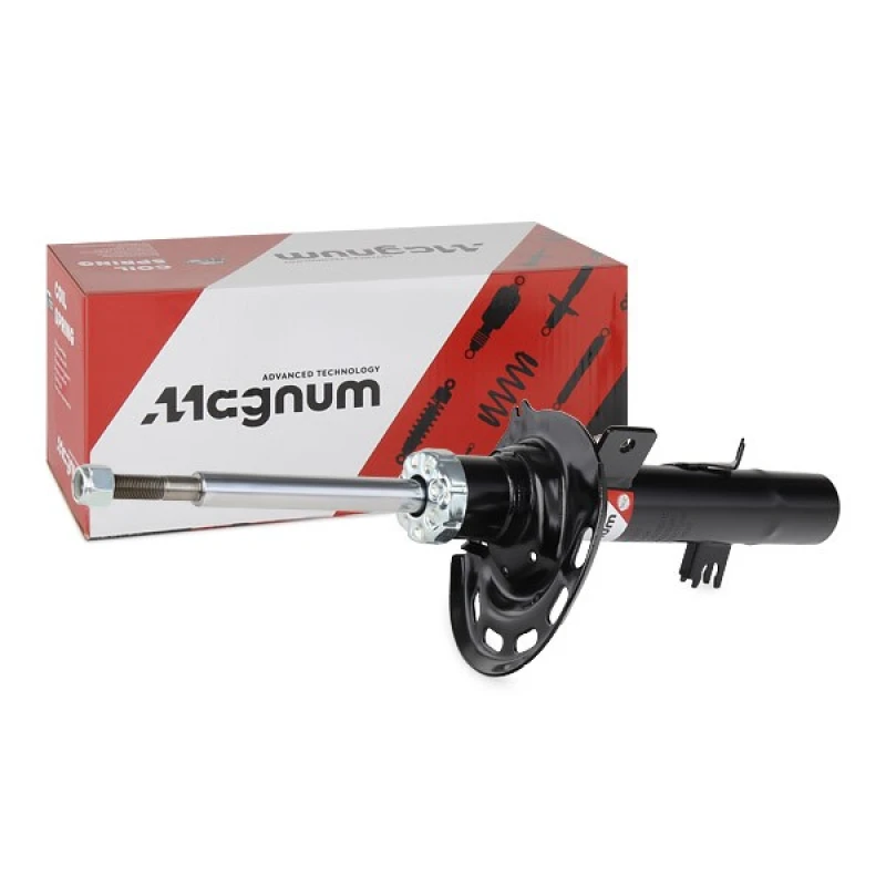 Image of Magnum Technology AGP130MT Shock absorber Front Axle Right, Gas Pressure, Twin-Tube, Suspension Strut, Top pin Shock Absorber (854)