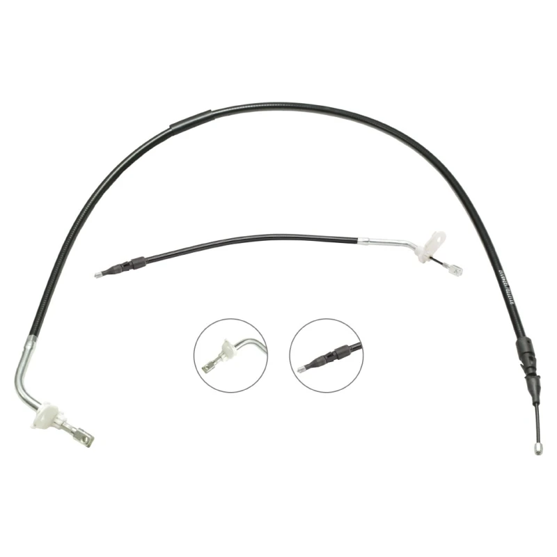 Image of RIDEX 124C1452 Brake Cable Left, 1215/1065mm Cable,parking brake (124)