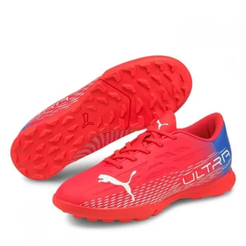 Image of Puma Ultra 4.2 Childrens Astro Turf Trainers - SunBlaze/Blue