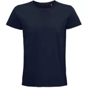 Image of SOLS Unisex Adult Pioneer Organic T-Shirt (XXL) (French Navy)