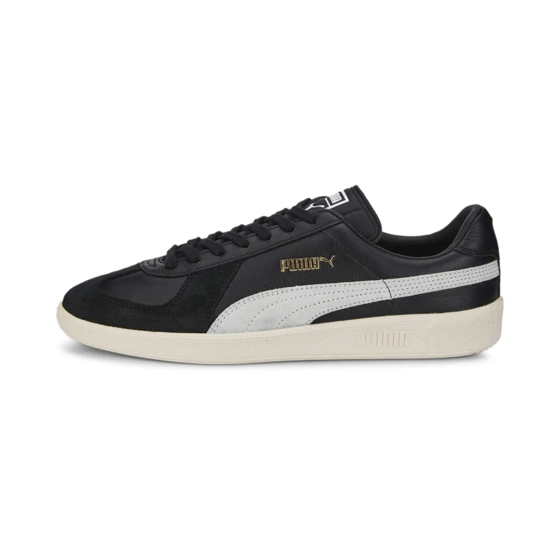 Image of Puma Army Trainer Leather Trainers Black/White Men 36 (3.5);37 (4);38 (5);39 (5.5 to 6);40 (6.5);41 (7);45 (10 to 10.5);46 (11)