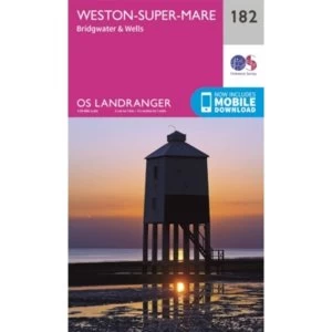 Image of Weston-Super-Mare, Bridgwater & Wells by Ordnance Survey (Sheet map, folded, 2016)