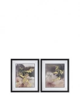 image of Gallery Set Of 2 Evening Shimmer Framed Art