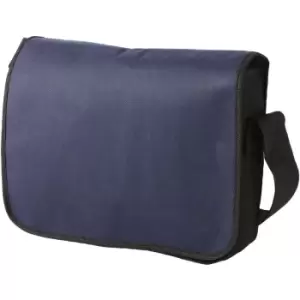 Mission Non Woven Shoulder Bag (35.5 x 8 x 29.5 cm) (Navy) - Bullet